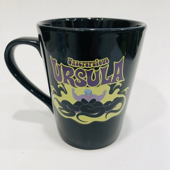 Disney Ursula Coffee Mug Little Mermaid Villain Black Mug - Picture 2 of 16